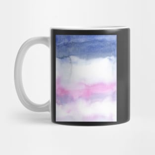 Ombre Watercolor Texture with Indigo and Pink Mug